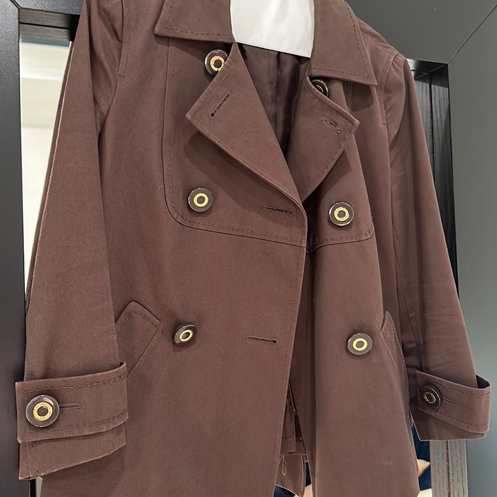 Like new Tory Burch chocolate brown jacket